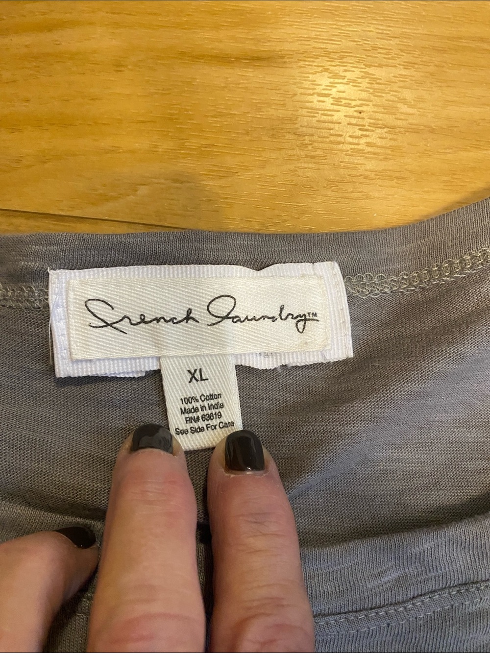 Bundle; GAP 1969 ladies size 14 distressed jeans & French Laundry top - Picture 4 of 10